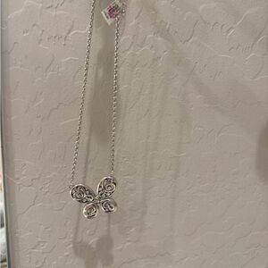 Brighton Silver Butterfly Pendant Necklace